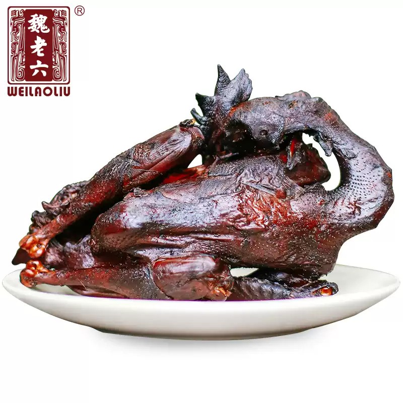 魏氏熏鸡450g-聊城铁公鸡整只熟食山东特产下酒佐茶佳品
