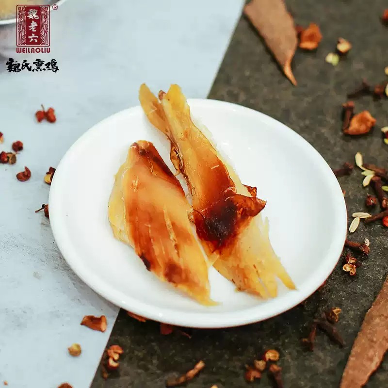 开袋即食土鸡550g-魏老六魏氏熏鸡铁公鸡散养下酒菜零食小吃