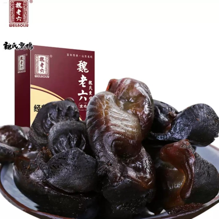 魏老六熏鸡胗 休闲零食下酒菜即食熟食鸡杂山东特产独立包装100g